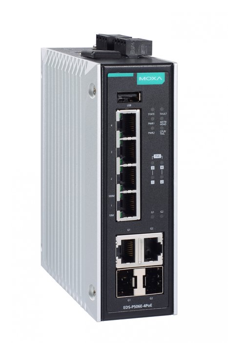 Moxa Releases 60 W PoE Switches to Power Heavy-duty IP Cameras in Harsh Environments